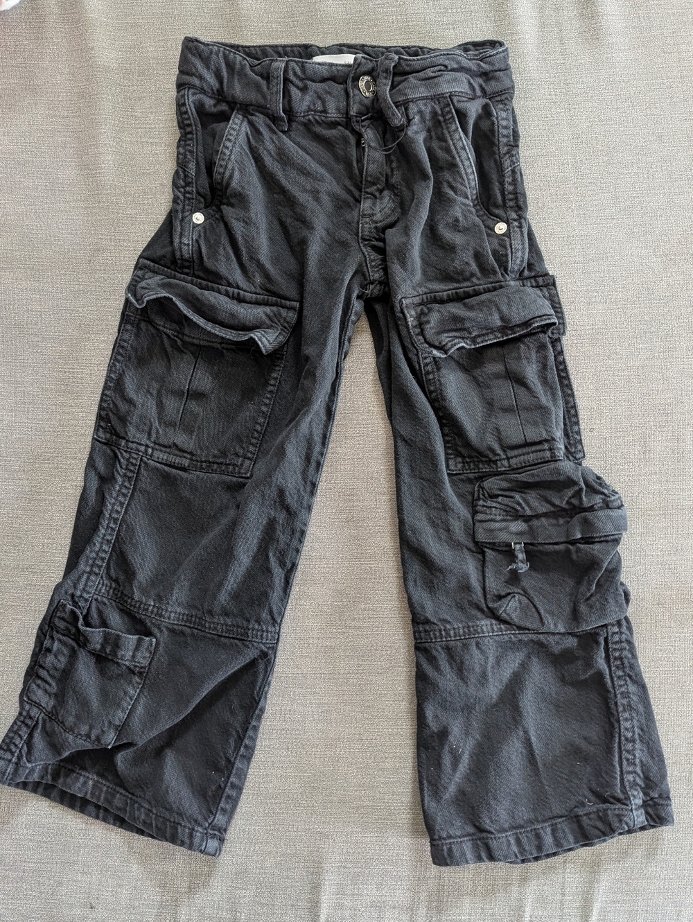 Zara Kids Baggy Cargo Jeans/Pants Size 6